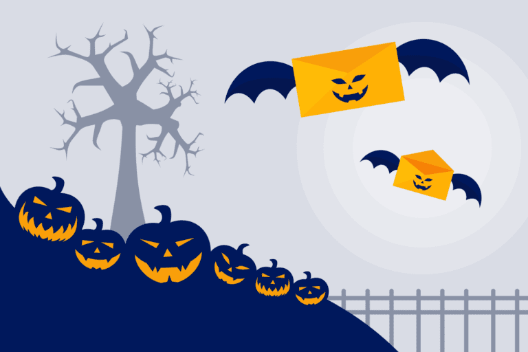 Halloween email illustration