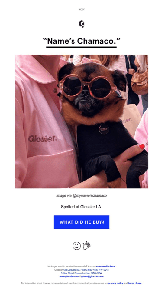 Best of 2018 Cross-Channel Marketing - Glossier