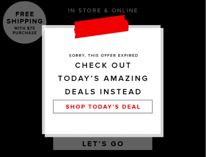 Torrid's "Today's Deal"