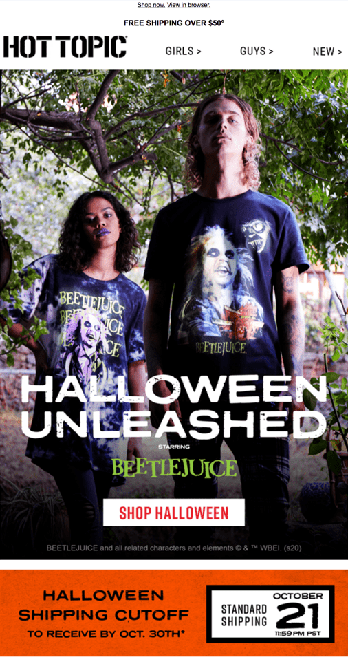 Hot Topic Halloween Unleashed