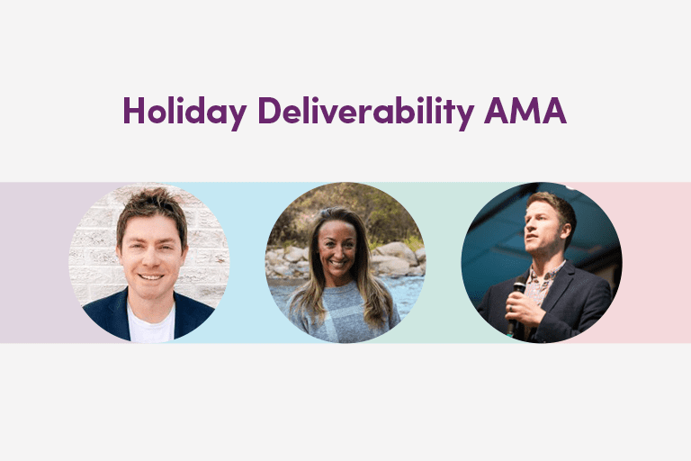 Holiday Deliverability AMA