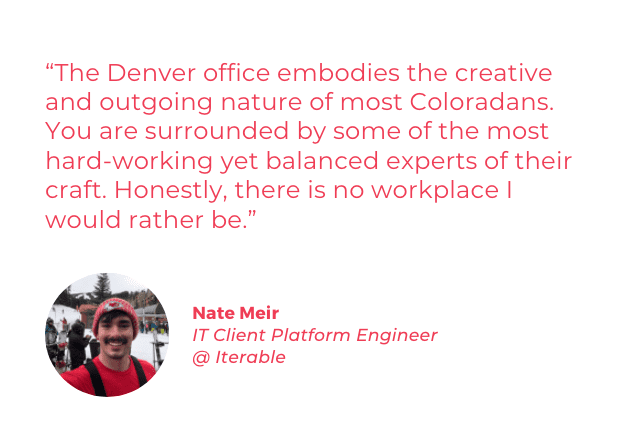 Best Places to Work in Colorado quote - Nate Meir