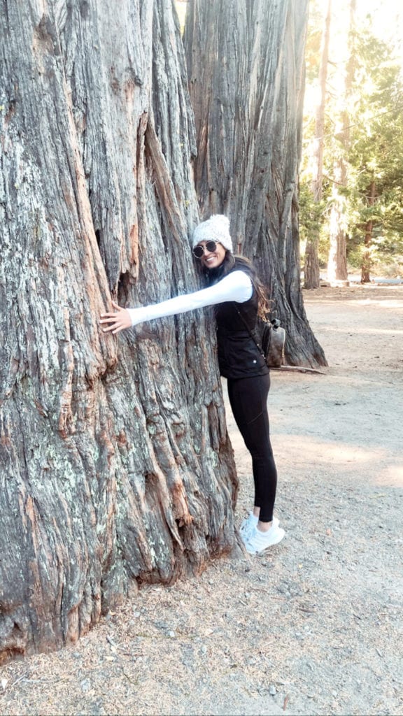 Women in Marketing - Sonam Patel hugging a tree