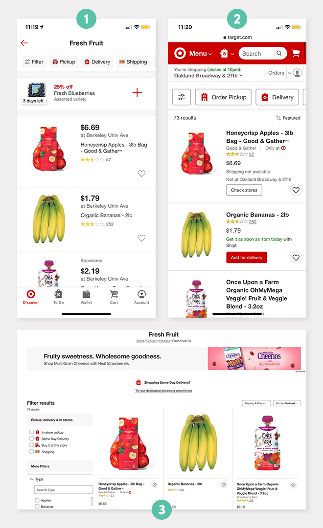 App vs. Mobile Site: Target