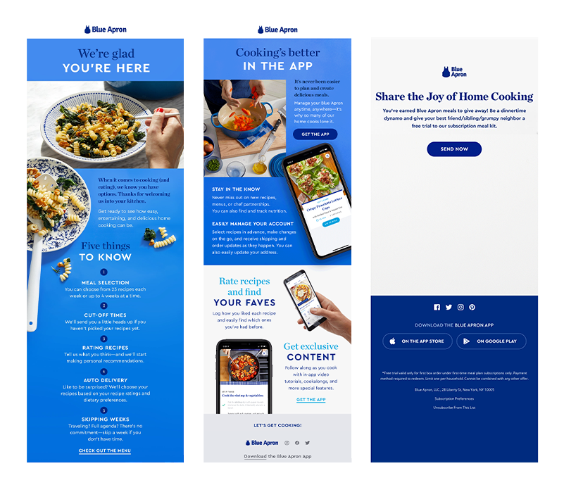 Blue Apron Onboarding App